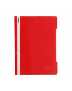 Office 1 Папка, PP, с перфорация, червена, 12 броя