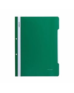 Office 1 Папка, PP, с перфорация, зелена, 12 броя