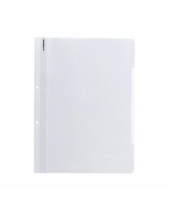 Office 1 Папка, PP, с перфорация, бяла, 12 броя