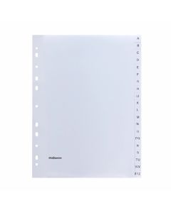 Office 1 Разделител, PP, A4, с букви, с английската азбука