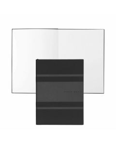 Hugo Boss Тефтер Essential Gear Matrix, на точки, A5, черен