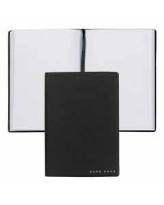 Hugo Boss Тефтер Essential Storyline, бели листове, A6, черен