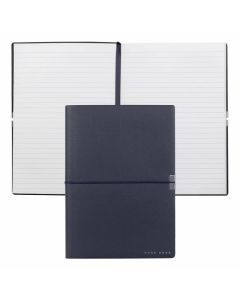 Hugo Boss Тефтер Elegance Storyline, на редове, A5, тъмносин