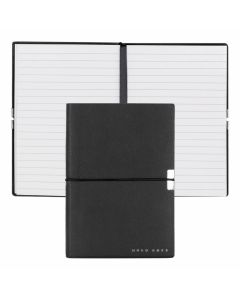 Hugo Boss Тефтер Elegance Storyline, на редове, A6, черен