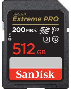 Карта памет SANDISK Extreme PRO SDHC, 512GB
