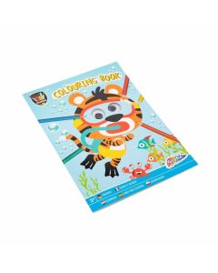 Moxy Книжка за оцветяване Тигър, А4, 24 страници