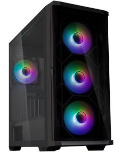 Zalman кутия Case EATX - Z10 DUO - Mesh-Tempered Glass