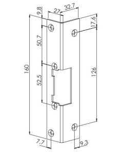 Къса ъглова челна планка F53/F54