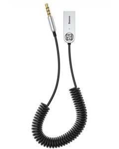 Аудио приемник Baseus Bluetooth Aux Jack 3.5mm за кола, черен, CABA01-01