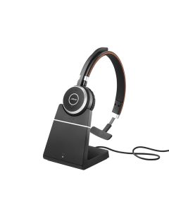 Моно слушалка 
Jabra EVOLVE 65, UC, Bluetooth, USB-A, черна