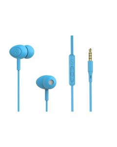 Tellur Gamma слушалки тапи, In-Ear, 3,5 мм жак, микрофон, сини
