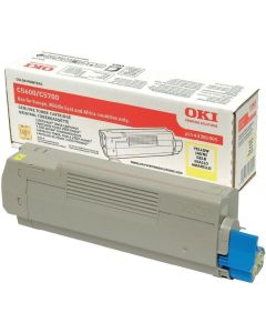 OKI C 5600 / 5700 - Yellow - P№43381905