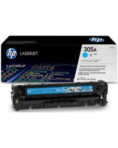Касета за HP COLOR LASER JET PRO 300 / 400 Color Printer / MFP series - /305A/ - Cyan