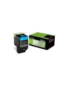 Касета за LEXMARK CX310 / CX410 / CX510 - Cyan P№ 80C20C0 - / 802C / -