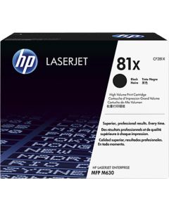Касета за HP LaserJet Enterprise MFP M630 - /81X/ - Black
