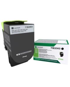 Касета за LEXMARK CX / CS-Serie (317 / 417 / 517) - Black - Return program cartridge