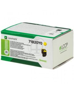 Касета за LEXMARK CX / CS-Serie (317 / 417 / 517) - Yellow - Return program cartr.