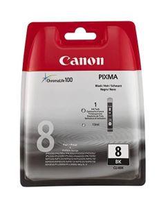 CANON CLI-8BK Black Ink Tank-PIXMA IP 4200 / 5200 / 5200R / 6600D / MP500 / BK