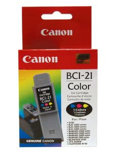 CANON S100 / BJC-2000 / 4000 / 5000 / C20 / 30 / 50 / 70 - Color - BCI-21C