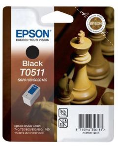 EPSON STYLUS 740 / 760 / 800 / 850 / 860 / 1160 / 1520 Black - P№C13T051140