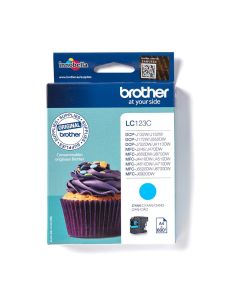 Глава за Brother DCP J132W / J152WJ172W / J552DW Series, Cyan, LC123C