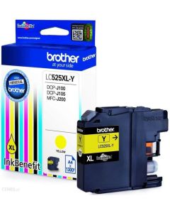 Касета за Brother DCP-J100 / J105 / MFC-J200 Series, Yellow, LC525XLY