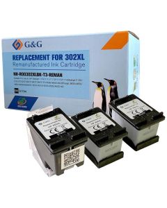 HEWLETT PACKARD (302XL) - F6U68AE - Triple pack P№NH-R00302XLBK-T3