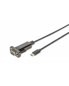 DIGITUS DA-70166 :: USB Type C към RS-232 конвертор, 1м
