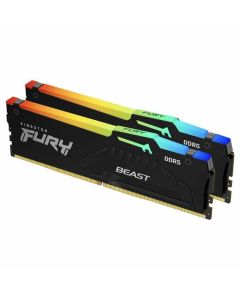 Kingston FURY Beast Black RGB 64GB(2x32GB) DDR5 PC5-44800 5600MHz CL40