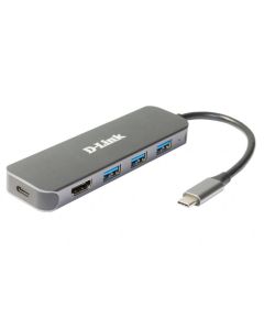 D-Link 5-in-1 USB-C Hub with HDMI-Power Delivery