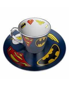 COMICS Mirror mug & plate set Logo, Чаша, Подложка с емблеми