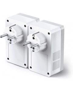 TP-Link TL-PA4010P KIT, AV600, 1x FE порт, AC гнездо,комплект от 2броя