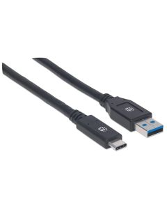 MANHATTAN 354981 :: Кабел USB 3.2 Gen 1, Type A Male to Type C Male, 5 Gbps, 3.0 м