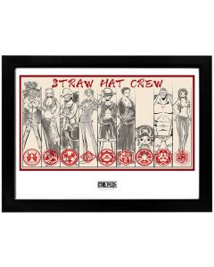 GBEYE ONE PIECE - Framed print Straw Hat Crew (30x40)