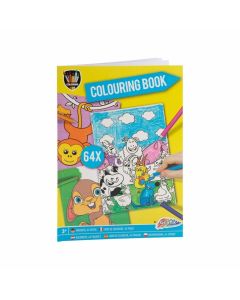 Moxy Книжка за оцветяване Животни, А4, 64 страници