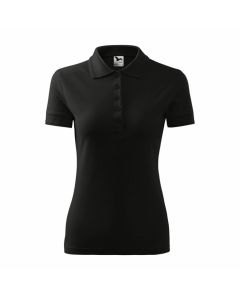 Malfini Дамска тениска Polo 210, размер ХХХL, черна
