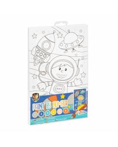 Moxy Комплект рисуване по номера Космос, 29.7 x 19.5 cm