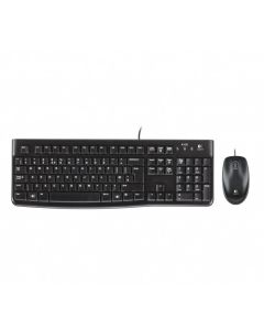 Комплект Logitech MK120, USB, Черни