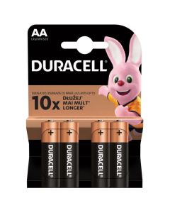 Алкална батерия DURACELL BASIC LR6 -4 бр. в блистер- 1.5V