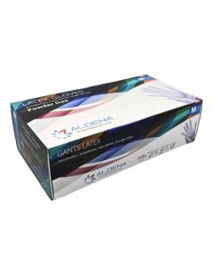 Aldena Ръкавици, латексови, M, нестерилни, без пудра, 100 броя