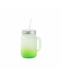 BESTSUB Буркан за сублимация Frosted, зелен, 350ml