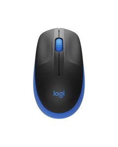 Безжичная оптична мишка Logitech M190, синя