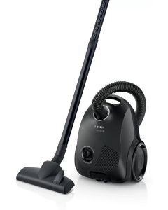 Bosch BGBS2LB1, Прахосмукачка с торбичка 3.5 l, Series 2, 600W, 80 dB(A), Черен