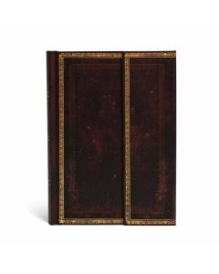 Paperblanks Тефтер Black Moroocan, широки редове, твърда корица, 72 листа