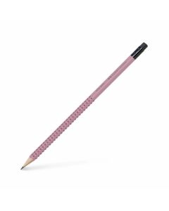 Faber-Castell Молив Grip 2001, чернографитен, B, с гума, розов