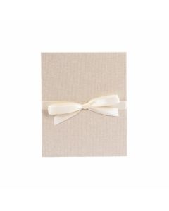 Goldbuch Албум-книга, за 10 снимки, с ленена корица и панделка, 16 х 19 cm, бежов