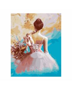 Foska Комплект рисуване по номера Балерина, 40 x 50 cm