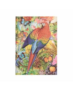 Paperblanks Тефтер Tropical Garden, 130 х 180 mm, широки редове, 72 листа