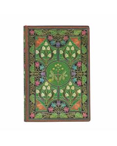 Paperblanks Тефтер Poetry in Bloom, 95 х 140 mm, широки редове, мека корица, 88 листа