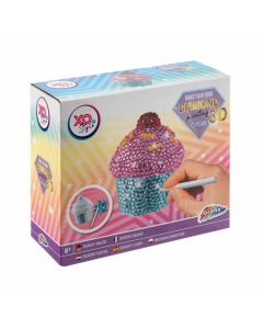 Moxy 3D комплект за рисуване с мъниста - Къпкейк